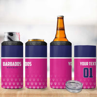 Custom Barbados Royals Cricket 4 in 1 Can Cooler Tumbler Back to Back Champions - Wonder Print Shop