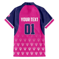 Custom Barbados Royals Cricket Hawaiian Shirt Back to Back Champions - Wonder Print Shop