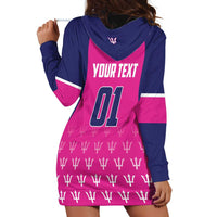Custom Barbados Royals Cricket Hoodie Dress Back to Back Champions - Wonder Print Shop