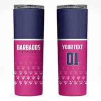 Custom Barbados Royals Cricket Skinny Tumbler Back to Back Champions - Wonder Print Shop