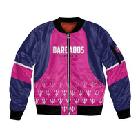 Custom Barbados Royals Cricket Sleeve Zip Bomber Jacket Back to Back Champions - Wonder Print Shop