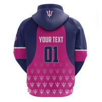 Custom Barbados Royals Cricket Zip Hoodie Back to Back Champions - Wonder Print Shop
