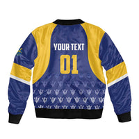 Custom Barbados Tridents Cricket Bomber Jacket Go Champions - Wonder Print Shop