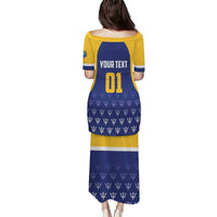 Custom Barbados Tridents Cricket Puletasi Go Champions - Wonder Print Shop