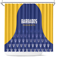 Barbados Tridents Cricket Shower Curtain Go Champions