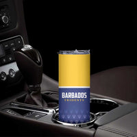 Custom Barbados Tridents Cricket Skinny Tumbler Go Champions - Wonder Print Shop
