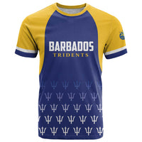 Custom Barbados Tridents Cricket T Shirt Go Champions - Wonder Print Shop