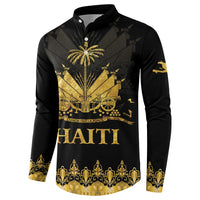 Haiti Neg Marron Gold Button Sweatshirt Lespwa pa anyen san aksyon - Wonder Print Shop