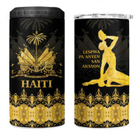 Haiti Neg Marron Gold 4 in 1 Can Cooler Tumbler Lespwa pa anyen san aksyon - Wonder Print Shop