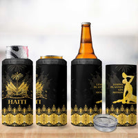 Haiti Neg Marron Gold 4 in 1 Can Cooler Tumbler Lespwa pa anyen san aksyon - Wonder Print Shop