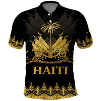 Haiti Neg Marron Gold Polo Shirt Lespwa pa anyen san aksyon - Wonder Print Shop