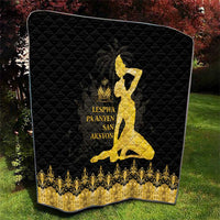 Haiti Neg Marron Gold Quilt Lespwa pa anyen san aksyon - Wonder Print Shop