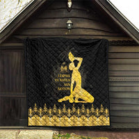 Haiti Neg Marron Gold Quilt Lespwa pa anyen san aksyon - Wonder Print Shop