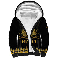 Haiti Neg Marron Gold Sherpa Hoodie Lespwa pa anyen san aksyon - Wonder Print Shop