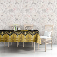 Haiti Neg Marron Gold Tablecloth Lespwa pa anyen san aksyon - Wonder Print Shop