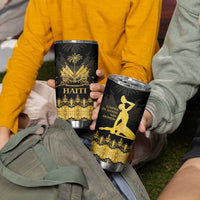 Haiti Neg Marron Gold Tumbler Cup Lespwa pa anyen san aksyon - Wonder Print Shop