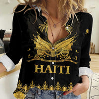 Haiti Neg Marron Gold Women Casual Shirt Lespwa pa anyen san aksyon - Wonder Print Shop