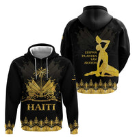 Haiti Neg Marron Gold Zip Hoodie Lespwa pa anyen san aksyon - Wonder Print Shop