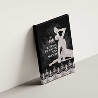 Haiti Neg Marron Silver Canvas Wall Art Hope is Nothing Without Action - Wonder Print Shop