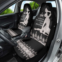 Haiti Neg Marron Silver Car Seat Cover Hope is Nothing Without Action - Wonder Print Shop