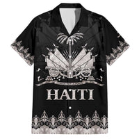 Haiti Neg Marron Silver Family Matching Off The Shoulder Long Sleeve Dress and Hawaiian Shirt Hope is Nothing Without Action - Wonder Print Shop