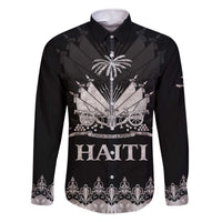 Haiti Neg Marron Silver Family Matching Off The Shoulder Long Sleeve Dress and Hawaiian Shirt Hope is Nothing Without Action - Wonder Print Shop