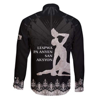 Haiti Neg Marron Silver Family Matching Off The Shoulder Long Sleeve Dress and Hawaiian Shirt Hope is Nothing Without Action - Wonder Print Shop