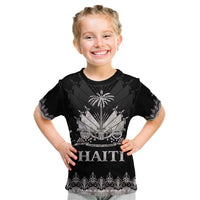 Haiti Neg Marron Silver Kid T Shirt Hope is Nothing Without Action - Wonder Print Shop