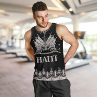 Haiti Neg Marron Silver Men Tank Top Hope is Nothing Without Action - Wonder Print Shop