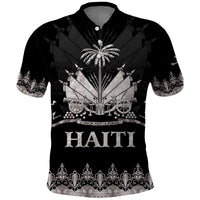 Haiti Neg Marron Silver Polo Shirt Hope is Nothing Without Action - Wonder Print Shop