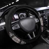 Haiti Neg Marron Silver Steering Wheel Cover Hope is Nothing Without Action - Wonder Print Shop