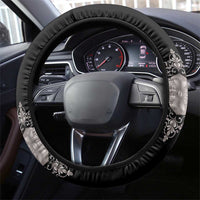 Haiti Neg Marron Silver Steering Wheel Cover Hope is Nothing Without Action - Wonder Print Shop