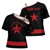 Personalized Zapatista Territories Cross Shoulder Shirt EZLN Everything For Everyone Nothing For Us - Wonder Print Shop