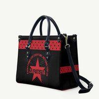 Zapatista Territories Leather Bag EZLN Everything For Everyone Nothing For Us - Wonder Print Shop
