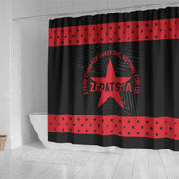 Zapatista Territories Shower Curtain EZLN Everything For Everyone Nothing For Us - Wonder Print Shop