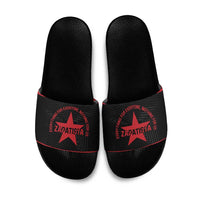 Zapatista Territories Slide Sandals EZLN Everything For Everyone Nothing For Us - Wonder Print Shop