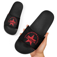 Zapatista Territories Slide Sandals EZLN Everything For Everyone Nothing For Us - Wonder Print Shop