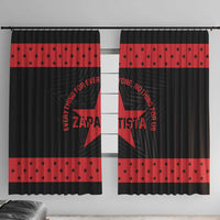 Zapatista Territories Window Curtain EZLN Everything For Everyone Nothing For Us - Wonder Print Shop