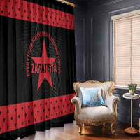 Zapatista Territories Window Curtain EZLN Everything For Everyone Nothing For Us - Wonder Print Shop