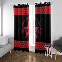Zapatista Territories Window Curtain EZLN Everything For Everyone Nothing For Us - Wonder Print Shop