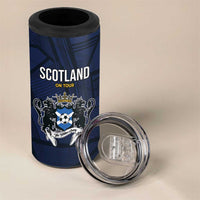 Custom Football Scotland On Tour 2026 4 in 1 Can Cooler Tumbler Tartan Scottish Army Be Coming - Wonder Print Shop
