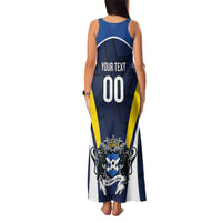 Custom Football Scotland On Tour 2026 Family Matching Tank Maxi Dress and Hawaiian Shirt Tartan Scottish Army Be Coming - Wonder Print Shop
