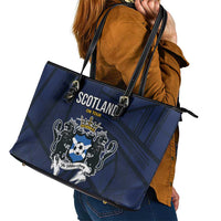Football Scotland On Tour 2026 Leather Tote Bag Tartan Scottish Army Be Coming - Wonder Print Shop