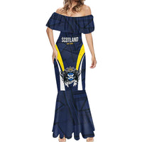Custom Football Scotland On Tour 2026 Mermaid Dress Tartan Scottish Army Be Coming - Wonder Print Shop