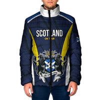 Custom Football Scotland On Tour 2026 Padded Jacket Tartan Scottish Army Be Coming - Wonder Print Shop