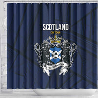 Football Scotland On Tour 2026 Shower Curtain Tartan Scottish Army Be Coming - Wonder Print Shop