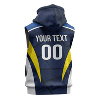Custom Football Scotland On Tour 2026 Sleeveless Zip Hoodie Tartan Scottish Army Be Coming - Wonder Print Shop