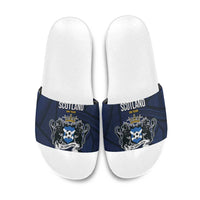 Football Scotland On Tour 2026 Slide Sandals Tartan Scottish Army Be Coming - Wonder Print Shop