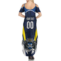 Custom Football Scotland On Tour 2026 Summer Maxi Dress Tartan Scottish Army Be Coming - Wonder Print Shop