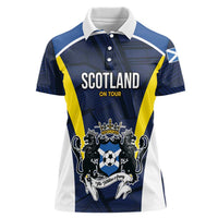 Custom Football Scotland On Tour 2026 Women Polo Shirt Tartan Scottish Army Be Coming - Wonder Print Shop